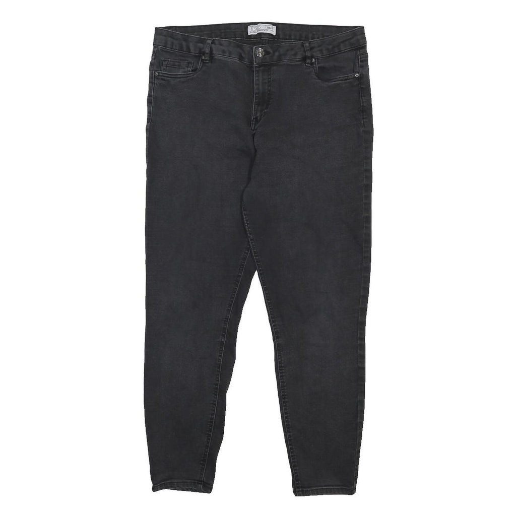 DENIM 365 Womens Black Slim Skinny Denim Jeans Cotton Blend W34 L26 Stylish