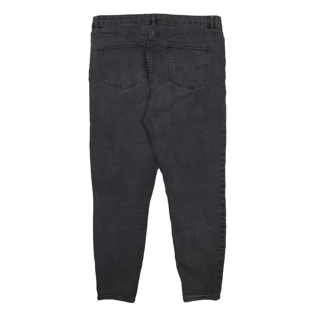 DENIM 365 Womens Black Slim Skinny Denim Jeans Cotton Blend W34 L26 Stylish