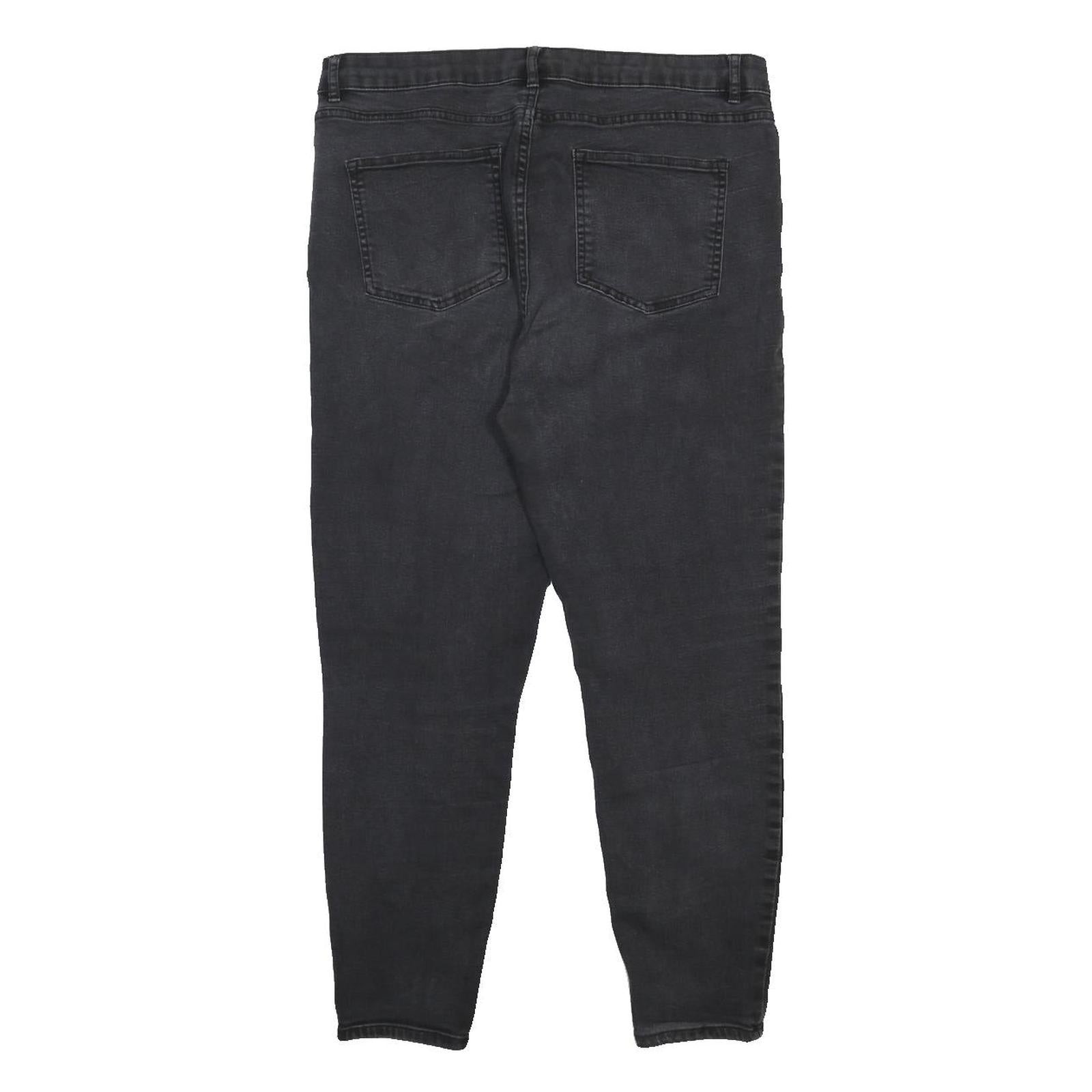 DENIM 365 Womens Black Slim Skinny Denim Jeans Cotton Blend W34 L26 Stylish