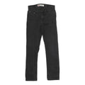 LEVI'S Mens Jeans Black Slim Skinny Denim Medium W25 L27 Stylish Zip Closure