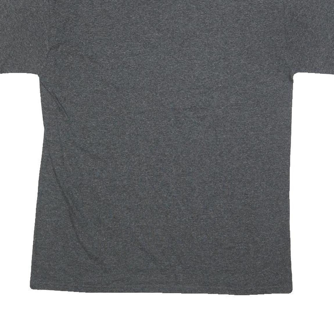 CHAMPION Mens Grey Liberty University Mom Graphic T-Shirt M Short Sleeve Crew