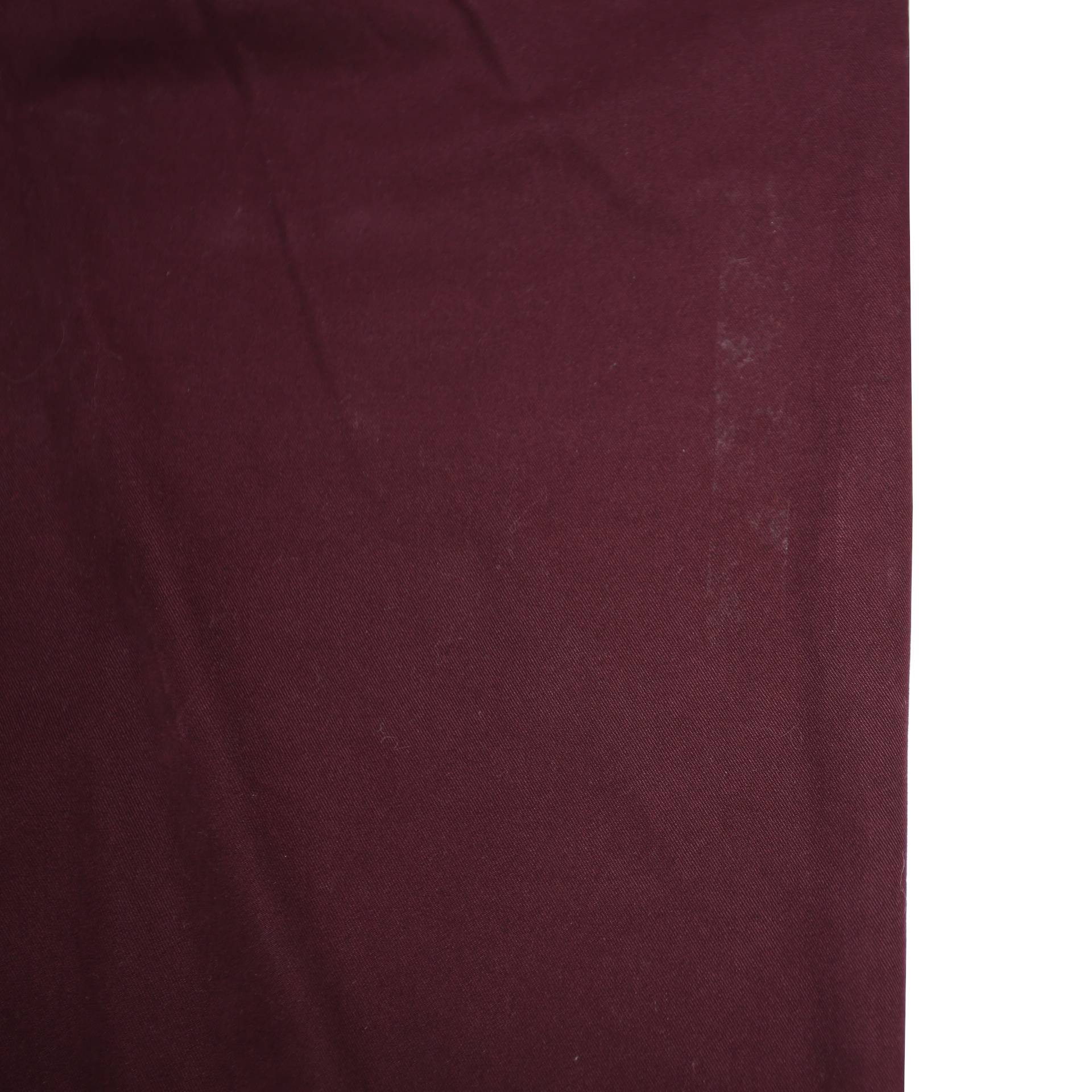 TOMMY HILFIGER Mens Cotton Burgundy Regular Fit Straight Trousers W34 L32