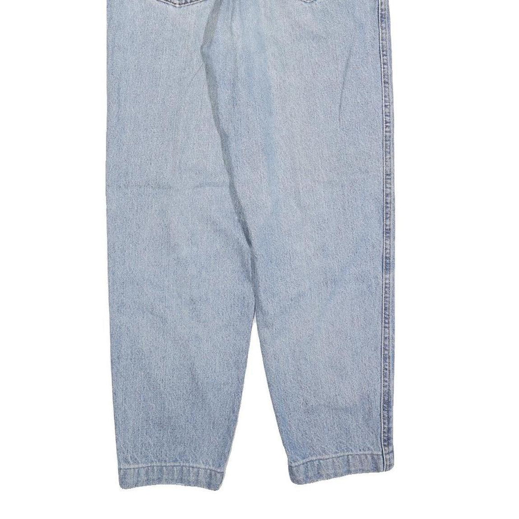 CALVIN KLEIN JEANS Womens Regular Fit Blue Denim Light Wash W25 L27 Classic Zip