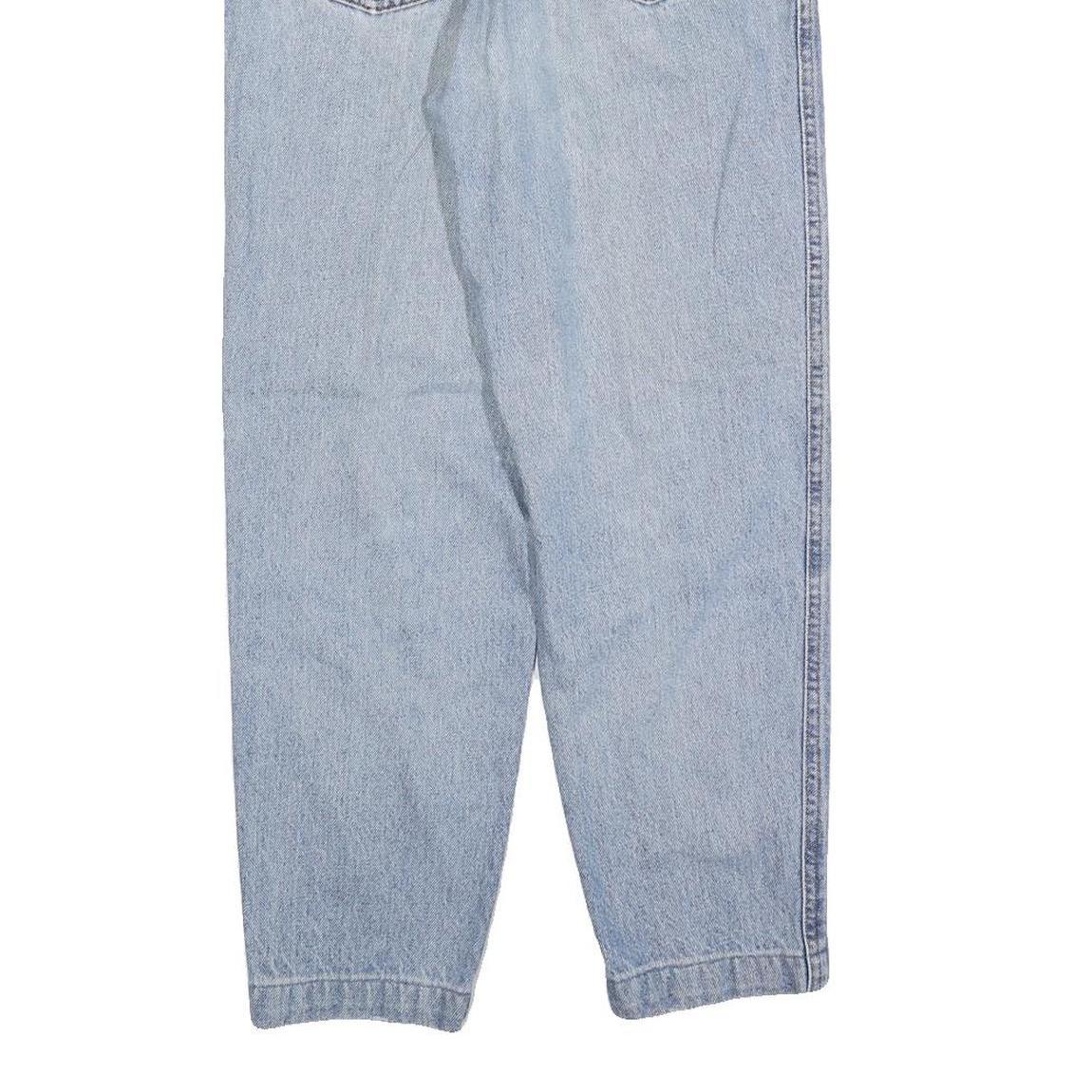 CALVIN KLEIN JEANS Womens Regular Fit Blue Denim Light Wash W25 L27 Classic Zip