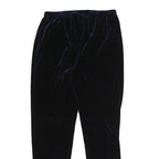 KATHIE LEE Womens Polyester Blend Black Slim Trousers W28 L28 Velvet Soft