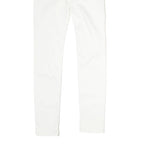 ALL SAINTS Mens Slim White Cotton Denim Slim Jeans W27 L26 Clean Casual Style