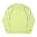 ADIDAS Mens Green Crew Neck M Cotton Blend Sweatshirt Sports Casual