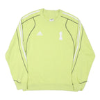 ADIDAS Mens Green Crew Neck M Cotton Blend Sweatshirt Sports Casual