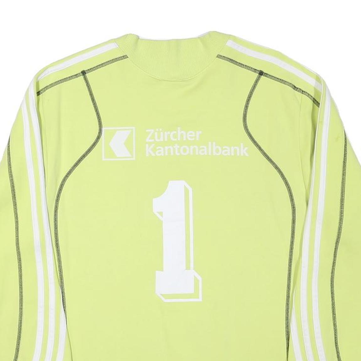 ADIDAS Mens Green Crew Neck M Cotton Blend Sweatshirt Sports Casual