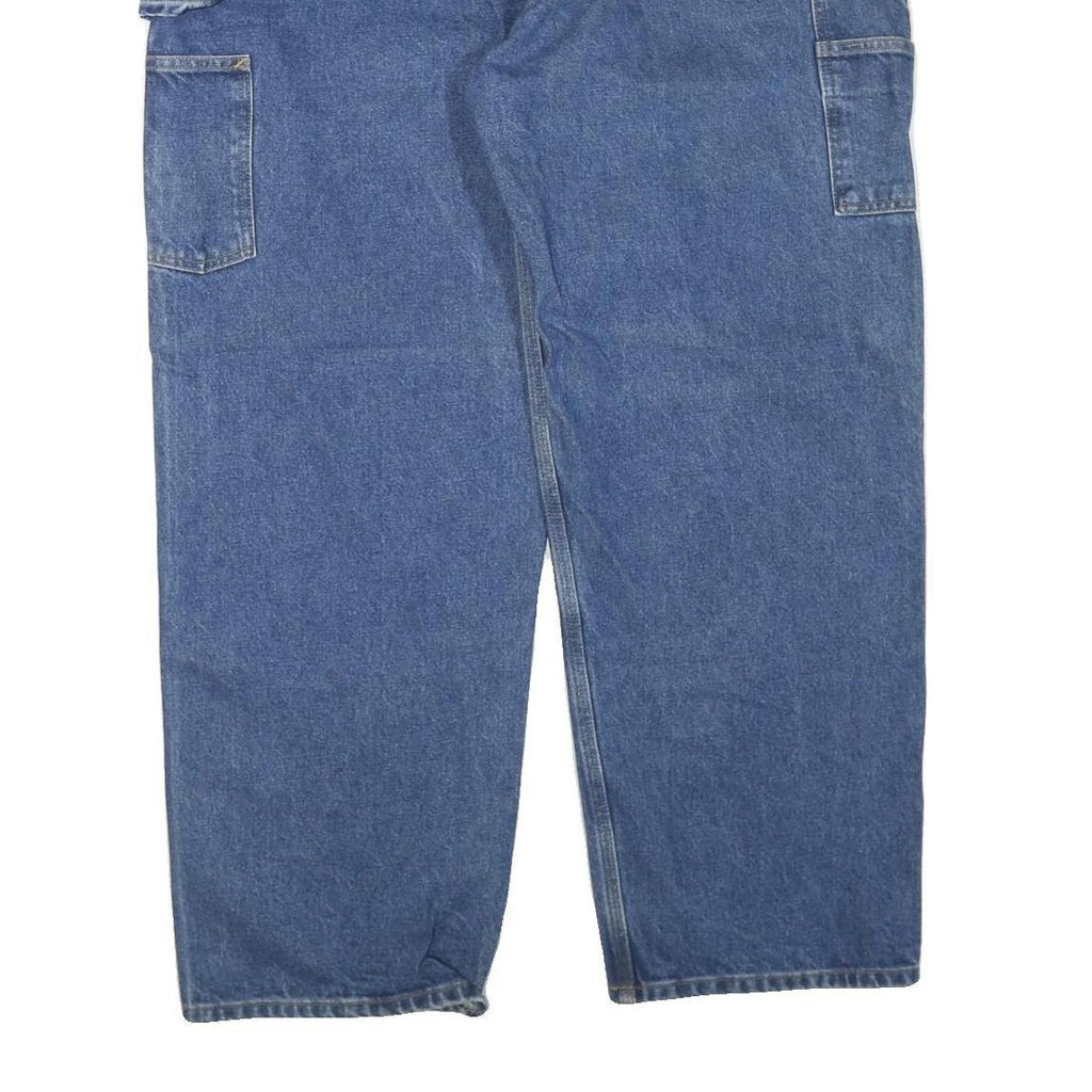 CARHARTT Mens Blue Regular Fit Straight Leg Denim Jeans W42 L30 Workwear