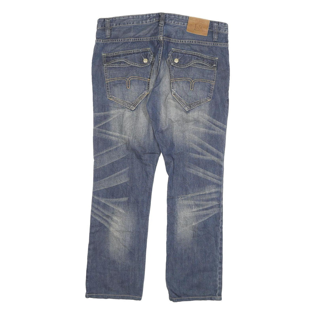 LOIS Womens Jeans Blue Relaxed Straight Denim Medium W36 L30 Stylish Casual