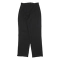 SAINT HILAIRE Womens Black Regular Fit Straight Leg Trousers W26 L28 Elegant