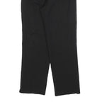 SAINT HILAIRE Womens Black Regular Fit Straight Leg Trousers W26 L28 Elegant
