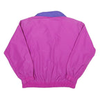COLUMBIA Womens Purple & Turquoise Windbreaker Jacket M Nylon Plain Lightweight