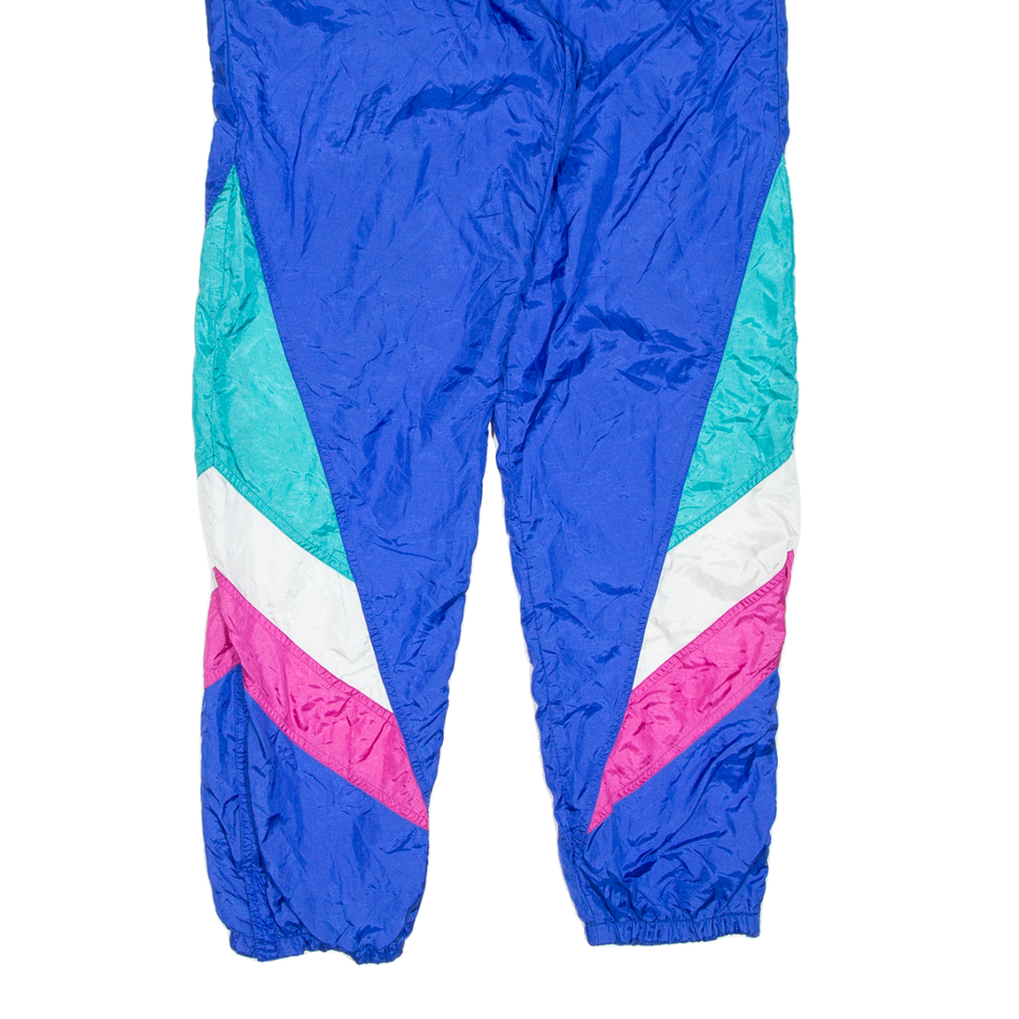 ADIDAS Womens Track Pants Blue Tapered L W31 L31