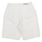 SIGNUM Mens Shorts White Casual Cotton Blend M W30 Comfortable Fit