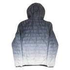 ELLESSE Mens Puffer Coat Grey Hooded S