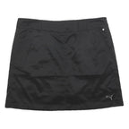 PUMA Womens Black Mini Polyester Blend Skort XL Sports Casual Activewear