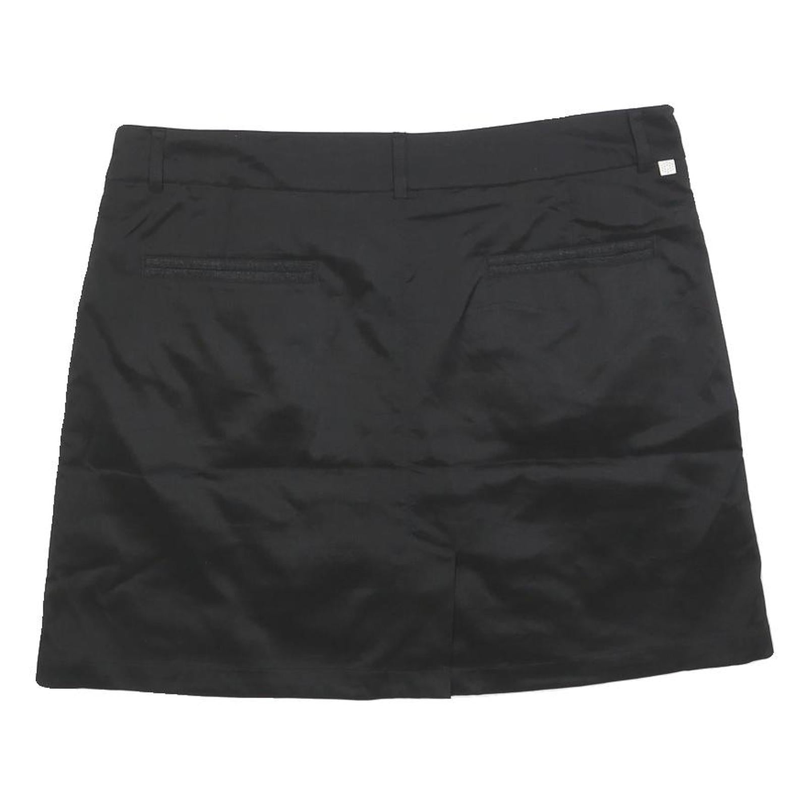 PUMA Womens Black Mini Polyester Blend Skort XL Sports Casual Activewear