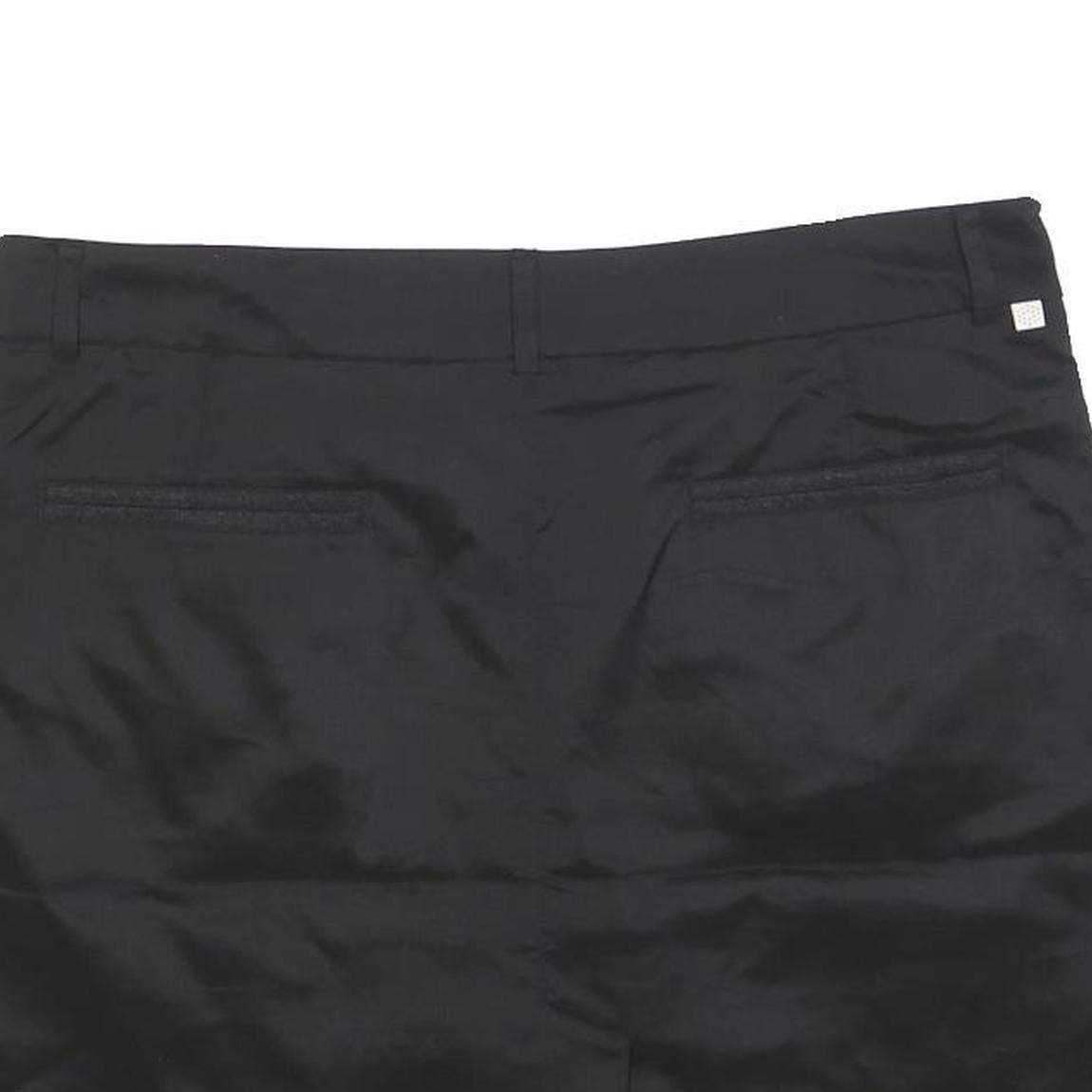 PUMA Womens Black Mini Polyester Blend Skort XL Sports Casual Activewear