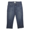 LEVI'S 515 Capri Womens Jeans Blue Regular Cropped Denim W30 L23 Classic Fit