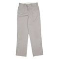 DICKIES Mens Cotton Blend Beige Regular Fit Straight Leg Trousers W30 L32