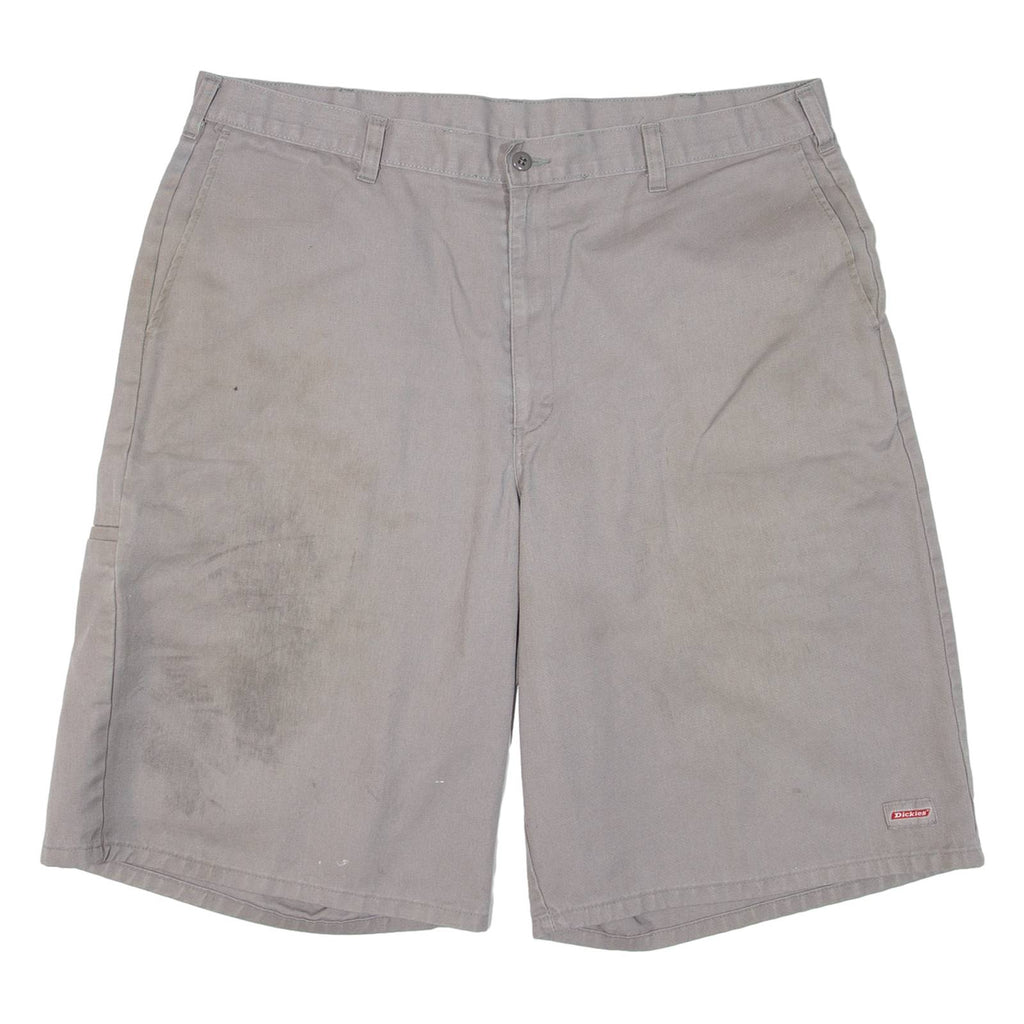 DICKIES Mens Workwear Shorts Grey Relaxed XL W40