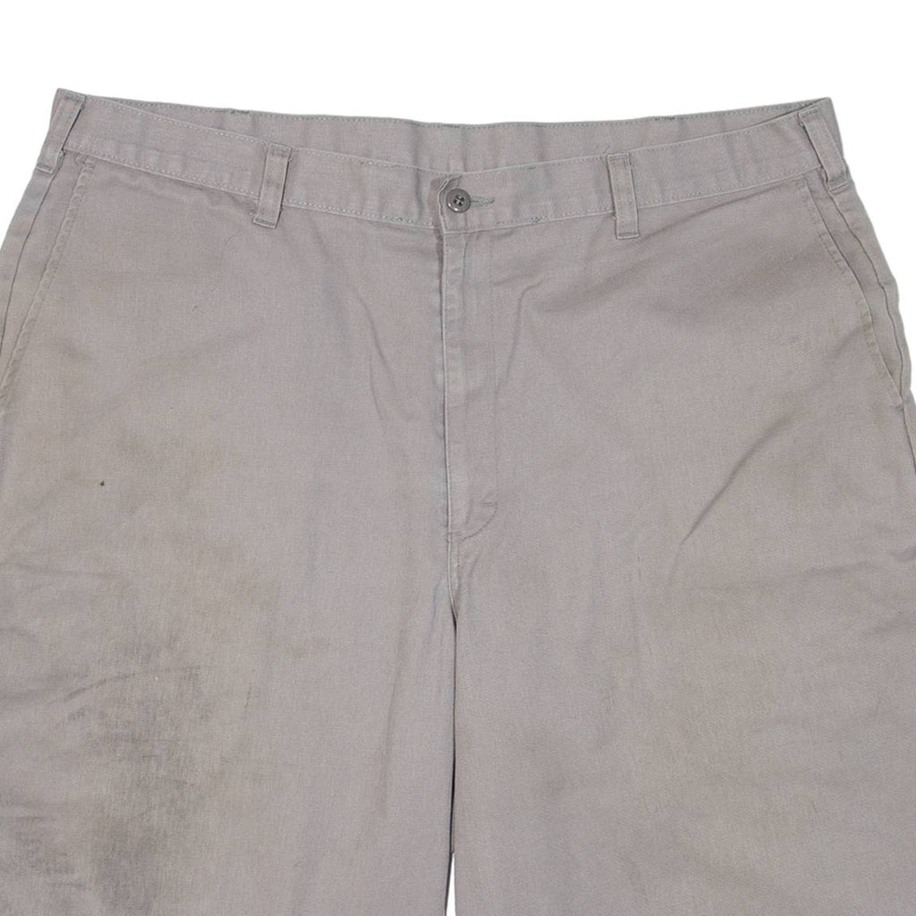DICKIES Mens Workwear Shorts Grey Relaxed XL W40