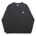 CARHARTT Mens Black & Yellow Wyoming Cowboys Football Long Sleeve Crew Neck XL