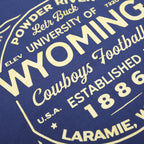 CARHARTT Mens Black & Yellow Wyoming Cowboys Football Long Sleeve Crew Neck XL