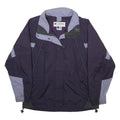 COLUMBIA Womens Purple & Light Purple Outdoor Synthetic Jacket L Zip