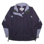 COLUMBIA Womens Purple & Light Purple Outdoor Synthetic Jacket L Zip