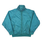 RUGGED TERRAIN Mens Blue Jacket L Polyester Blend Plain Zip Casual Outdoor