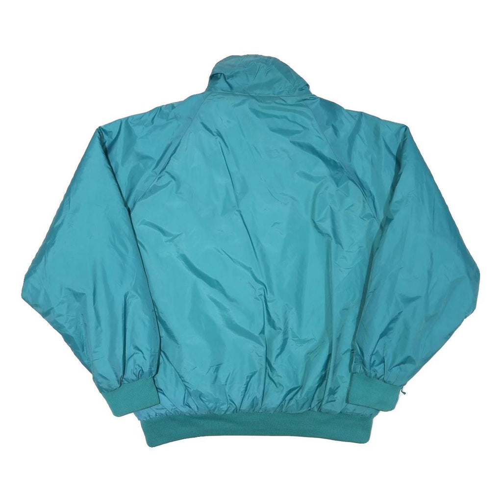 RUGGED TERRAIN Mens Blue Jacket L Polyester Blend Plain Zip Casual Outdoor