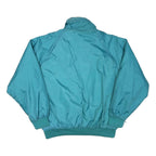 RUGGED TERRAIN Mens Blue Jacket L Polyester Blend Plain Zip Casual Outdoor
