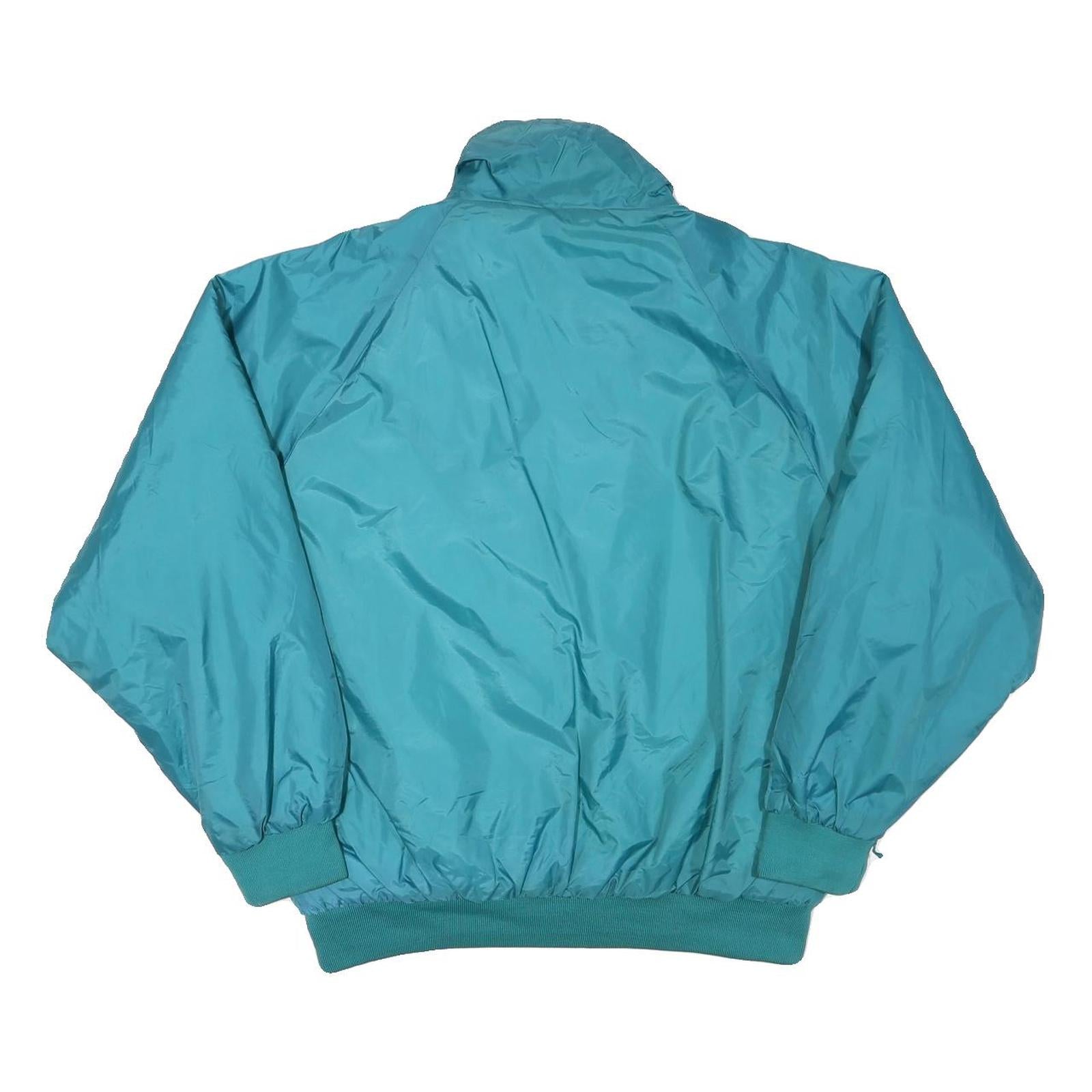 RUGGED TERRAIN Mens Blue Jacket L Polyester Blend Plain Zip Casual Outdoor
