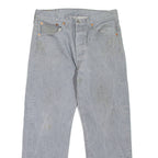 LEVI'S 501 Jeans Mens Grey Regular Straight W34 L27
