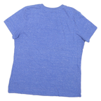 NIKE Womens Blue & Orange Boise State Broncos Graphic T-Shirt S Crew Neck Short