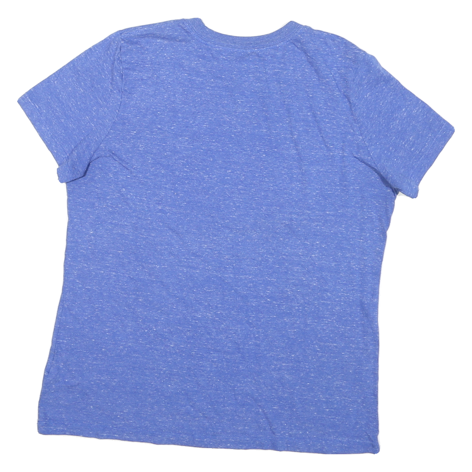 NIKE Womens Blue & Orange Boise State Broncos Graphic T-Shirt S Crew Neck Short