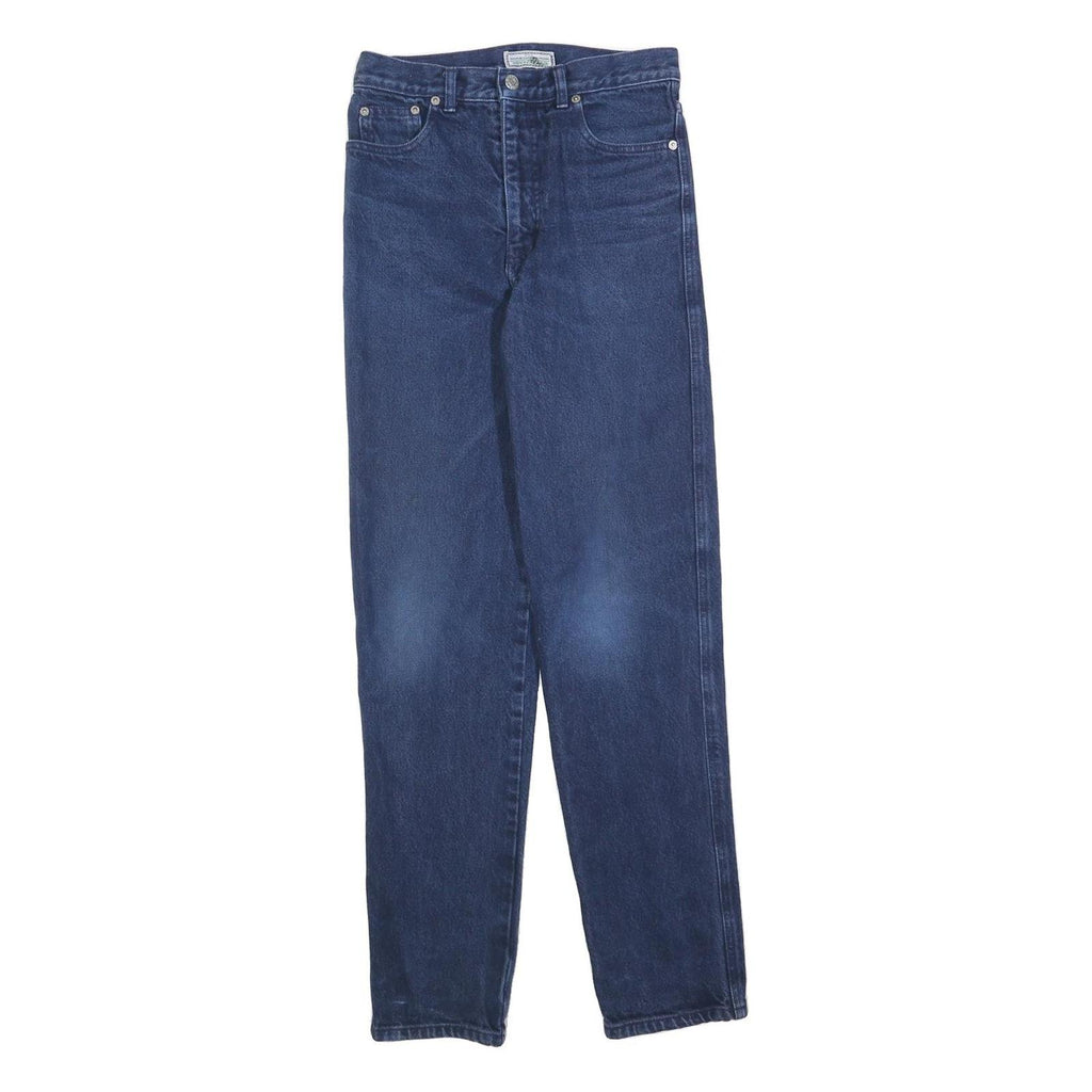 GUESS Womens Slim Blue Denim Jeans Zip W26 L32 Classic Slim Fit Pockets