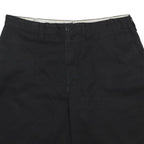 DICKIES Mens Shorts Black Classic L W38 Workwear Flat Front Cotton Blend