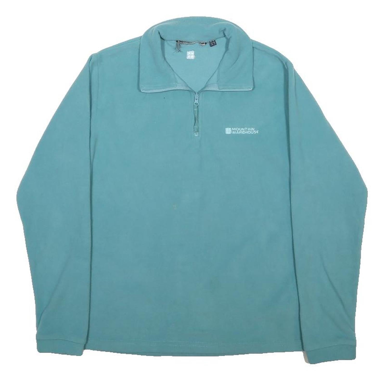 MOUNTAIN WAREHOUSE Womens Blue Plain Pullover Crew Neck Basic Knit UK 6