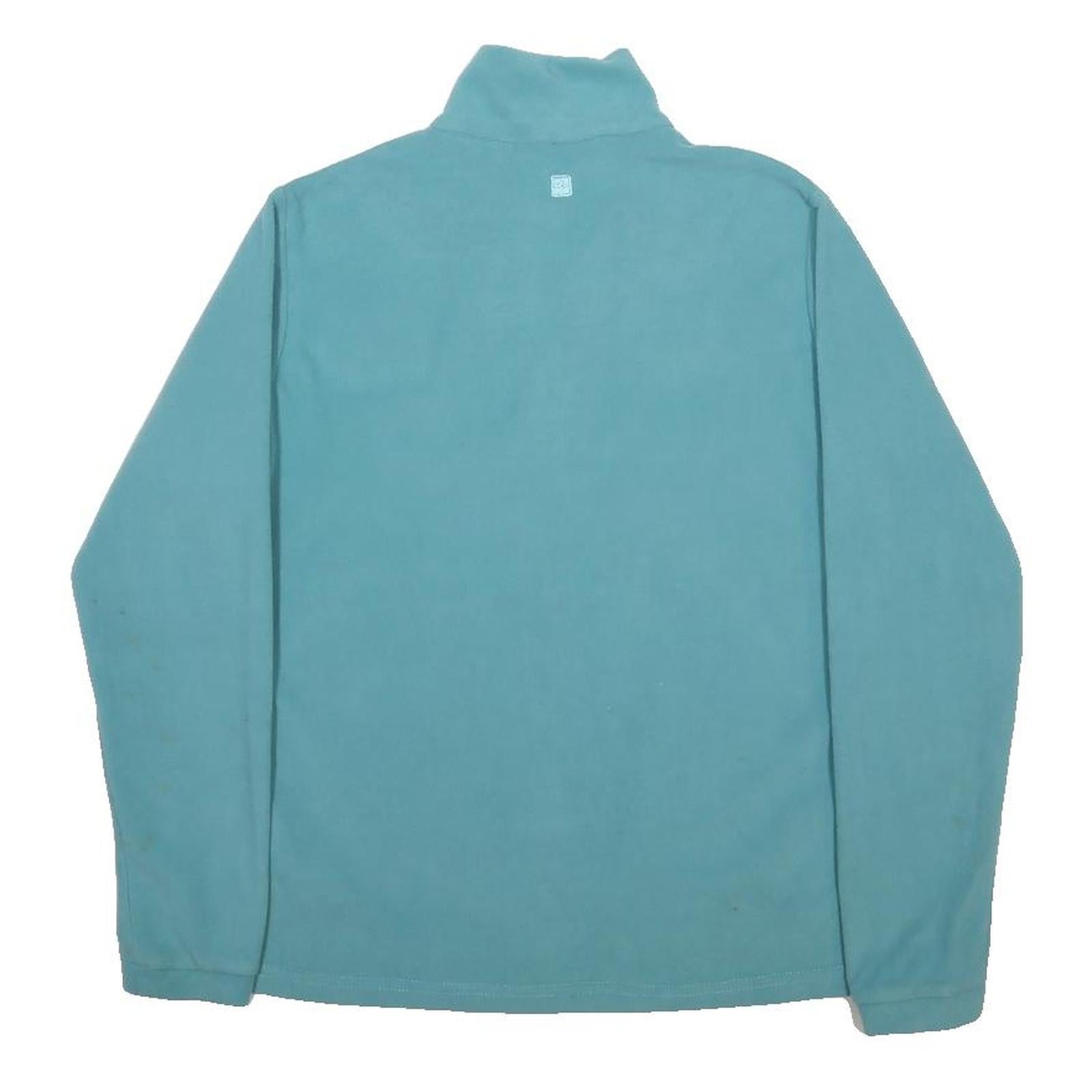 MOUNTAIN WAREHOUSE Womens Blue Plain Pullover Crew Neck Basic Knit UK 6