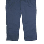 DICKIES Mens Polyester Blend Navy Classic Straight Trousers W46 L32 Workwear Zip