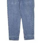 CARHARTT Mens Blue Regular Fit Straight Leg Denim Jeans W40 L30 Zip Closure