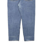 CARHARTT Mens Blue Regular Fit Straight Leg Denim Jeans W40 L30 Zip Closure