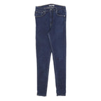 LEVI'S Womens Jeans Blue Slim Skinny Denim W31 L32 Zip Cotton Blend