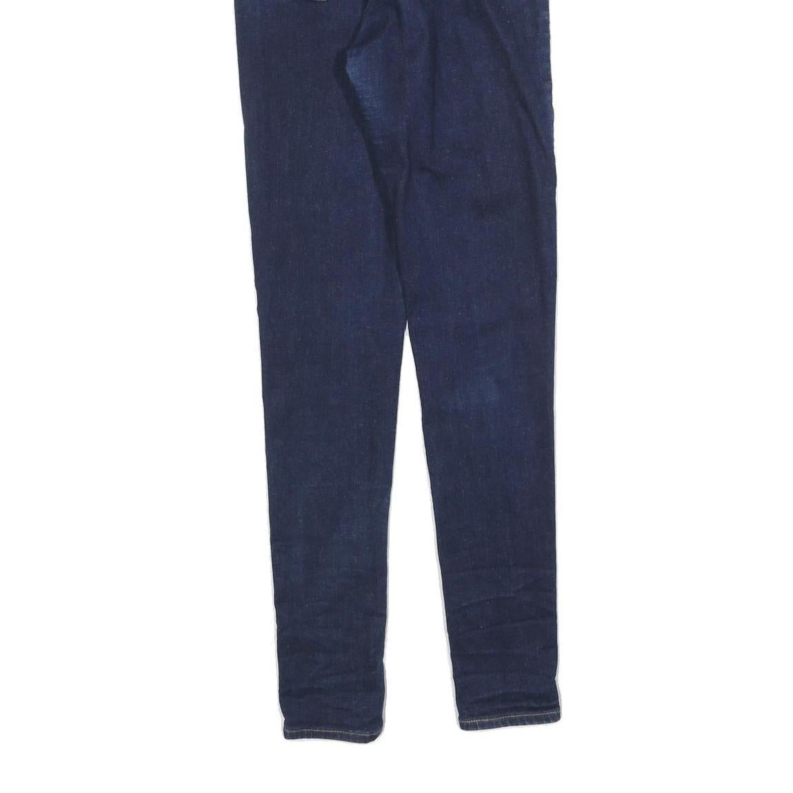 LEVI'S Womens Jeans Blue Slim Skinny Denim W31 L32 Zip Cotton Blend