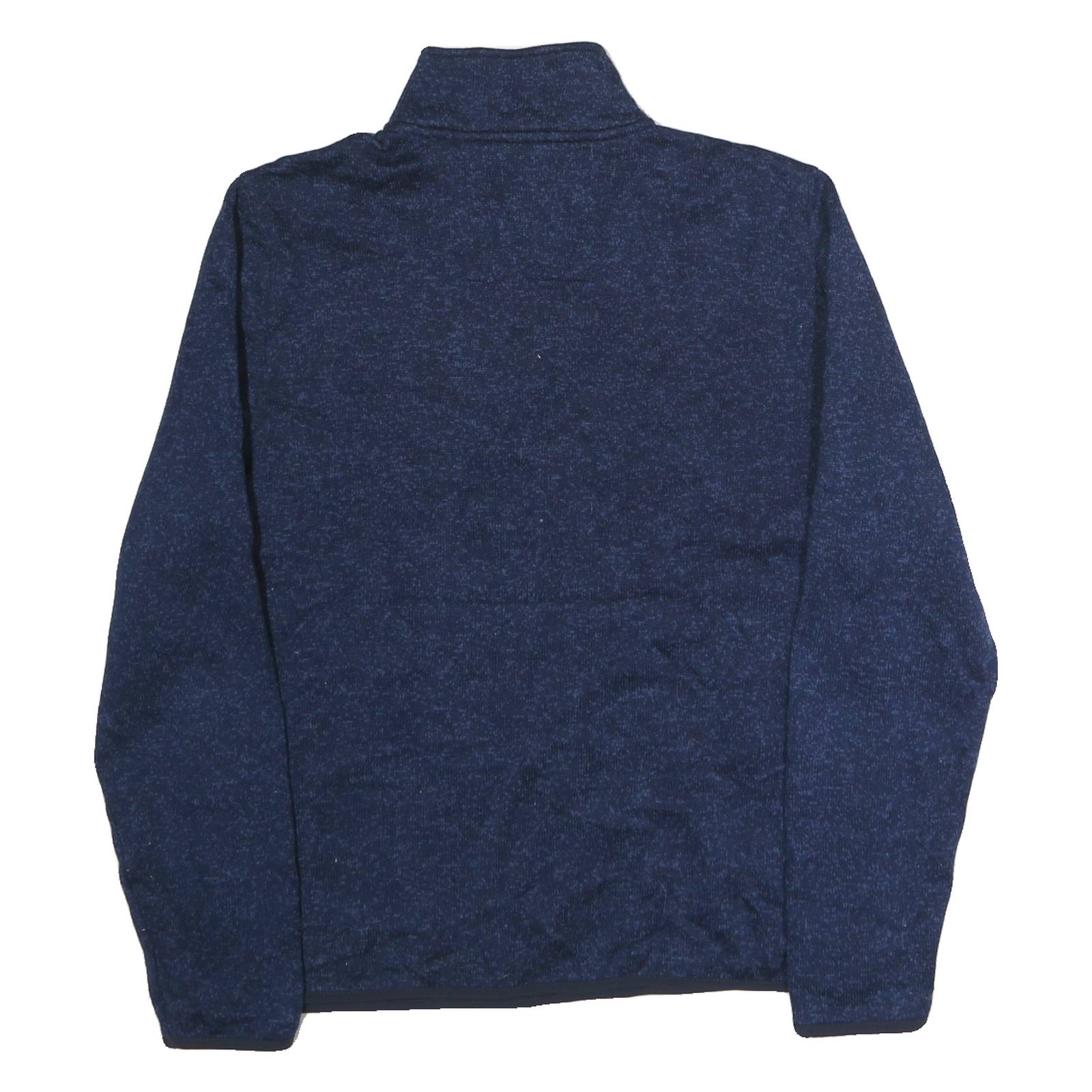 NAUTICA Mens Blue Plain Pullover Jumper Crew Neck Basic Knit M Polyester