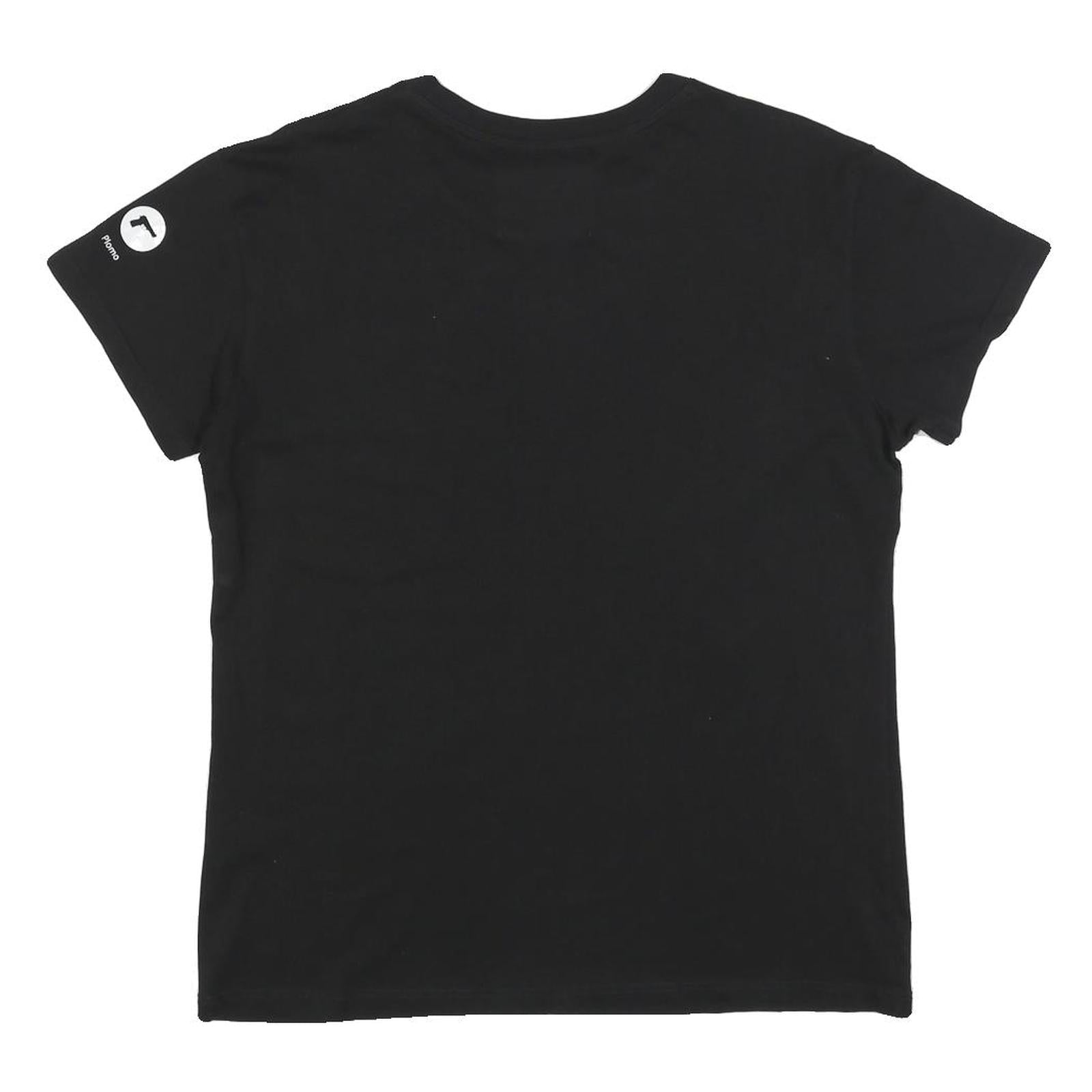 NARCOS Womens Black Graphic T-Shirt L Short Sleeve Crew Neck Logo Print